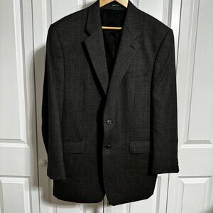 Lauren Ralph Lauren Mens Blazer 42L Wool Tweed Gray Suit Sport Coat